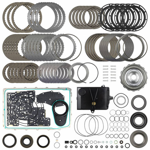 SUNCOAST CATEGORY 2 10R80 REBUILD KIT WITH EXTRA CAPACITY "E", AND "F" CLUTCH PACKS
