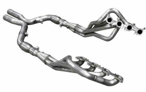 American Racing Headers 1-3/4" x 3" Longtube Headers with Catted Connection Pipes - Direct Connection for CORSA Catback Systems (2018+ Mustang GT)