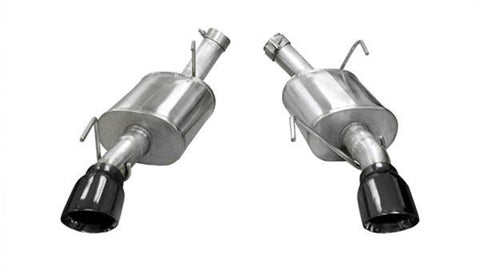 Corsa Axle-Back Exhaust System 2-1/2" Stainless Steel Xtreme Black GT 2005-2010/GT500 2007-2010