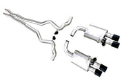 Ford Mustang GT (’18-’20) True Dual S550 Cat Back Exhaust System (Black TIp)