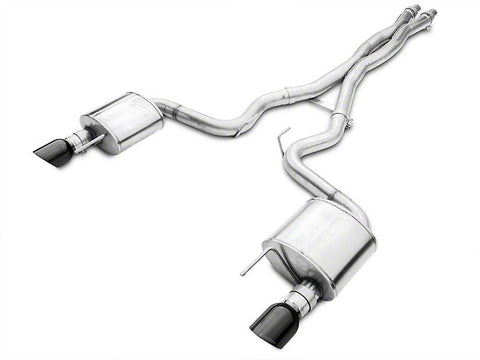Corsa Xtreme Cat-Back Exhaust with Black Tips (15-17 Mustang GT)