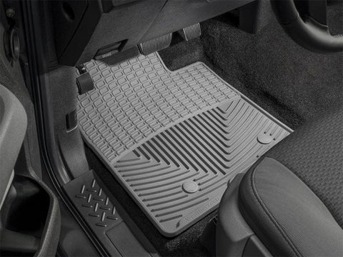 WeatherTech 12-13 Ford Mustang Front Rubber Mats - Grey