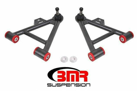 BMR AA038H Black A-Arms, Lower, Coilover, Non-Adjust, Poly, Tall Ball Joint Fox 1979 - 1993 Ford