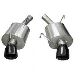 Corsa Axle-Back Exhaust System 2-1/2" Stainless Steel Sport With 4" Black Tips GT/GT500 2005-2010