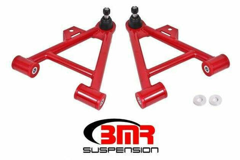 BMR AA035R Red A-Arms, Lower, Coilover, Non-Adjust, Poly, Std Ball Joint Fox 1979 - 1993 Ford