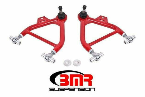 BMR AA039R Red A-Arms, Lower, Coilover, Adjust, Rod End, Tall Ball Joint Fox 1979 - 1993 Ford