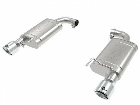 AFE 49-43105-P 2015-2017 Mustang GT 5.0L MACH Force-Xp 2-1/2" 409 Stainless Steel Axle-Back Exhaust System (Polished Tips)