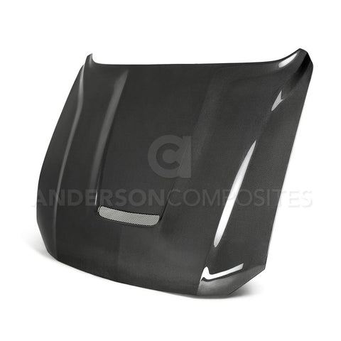 2018-2019 FORD MUSTANG TYPE-GR DOUBLE SIDED CARBON FIBER HOOD