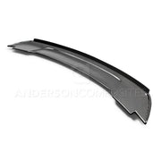 2015 - 2019 MUSTANG CARBON FIBER TRACK PACK STYLE SPOILER WITH ADJUSTABLE WICKER BILL