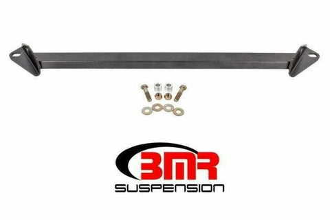 BMR Suspension CB007H 2-Point Front Subframe Chassis Brace - Black Hammertone (2015-2020 Mustang S550)