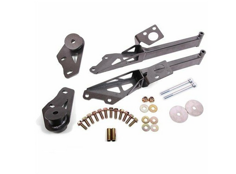 BMR 15-20 Ford Mustang S550 IRS Subframe Support Brace (Black Hammertone)