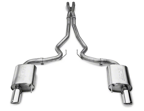 Borla Stinger S-Type 2.50-Inch Cat-Back Exhaust with Polished Tips (2015-2017 Mustang GT)