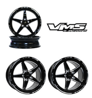 VMS RACING (2) 17X10 (54 OFFSET) & (2) 18X5 5X114.3 (-12 OFFSET) FOR 2005-2019 S197 & S550 FORD MUSTANG (FULL SET)