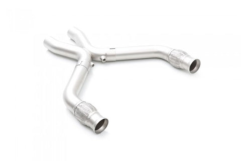 Ford Mustang '11-'14 GT & Ford Mustang Cobra GT 500 '13- , LTH™  X-Pipe Off-Road, Factory Bolt In / 2.75", 304, 18 Gauge Stainless Steel, Titan™  Finish